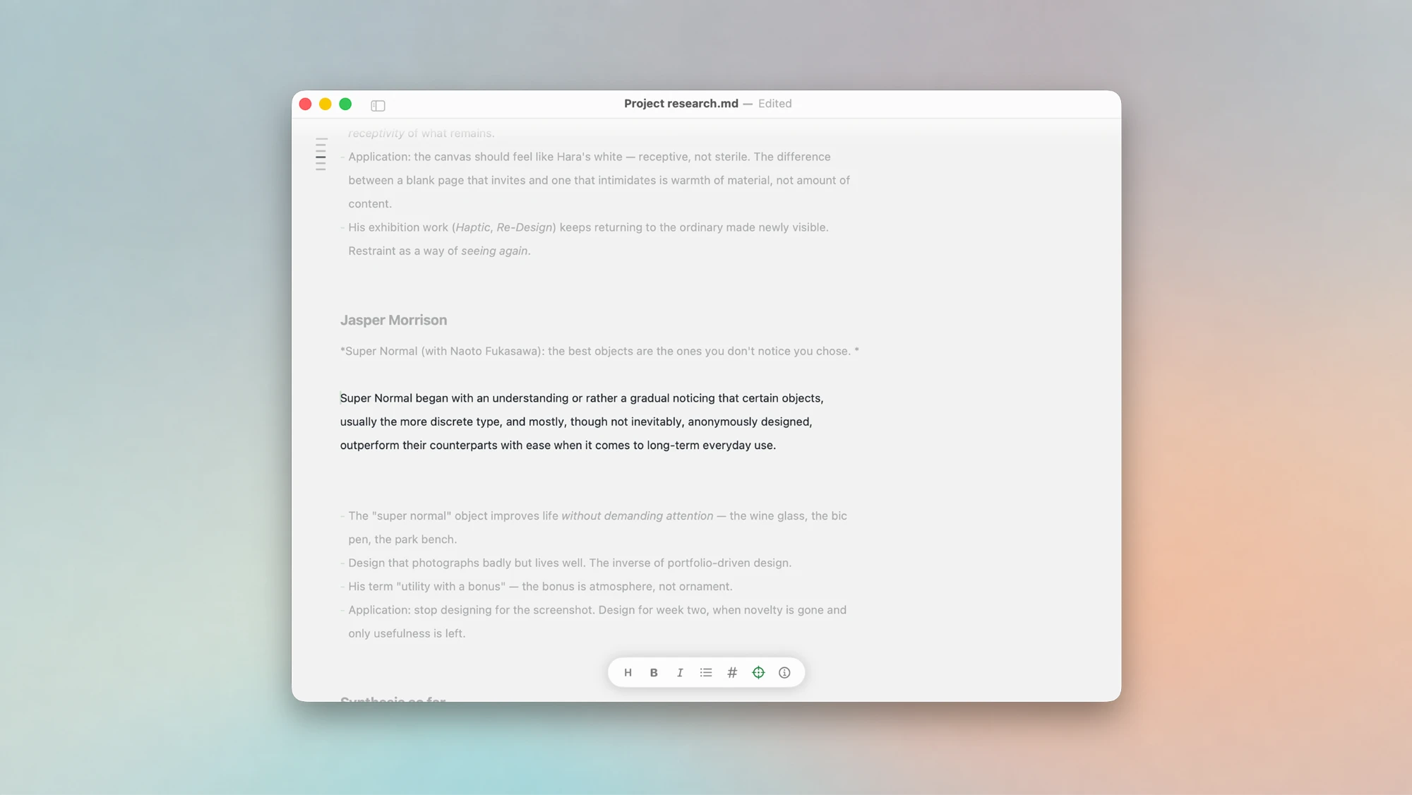 Trace markdown editor